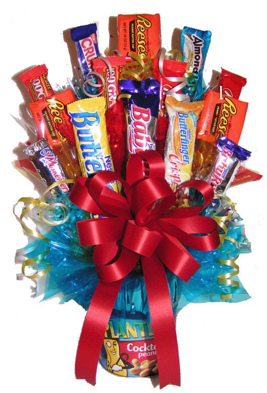 Valentine candy bouquet