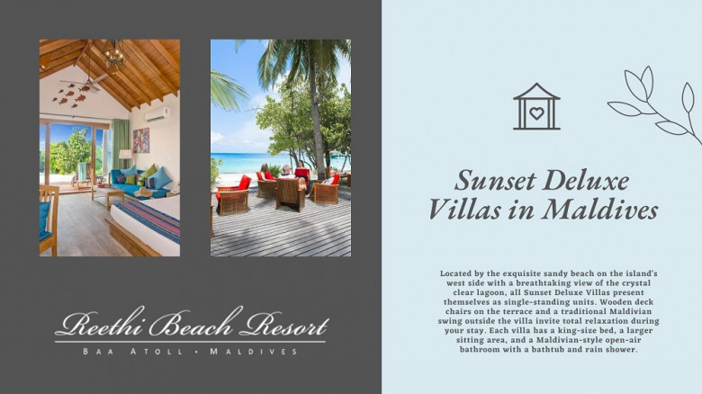 Book Sunset Deluxe Villas in Maldives - Reethi Beach Resort