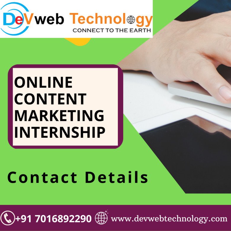 Online Content Marketing Internship, Digital Marketing Agency in Rajkot, Gujarat, India.