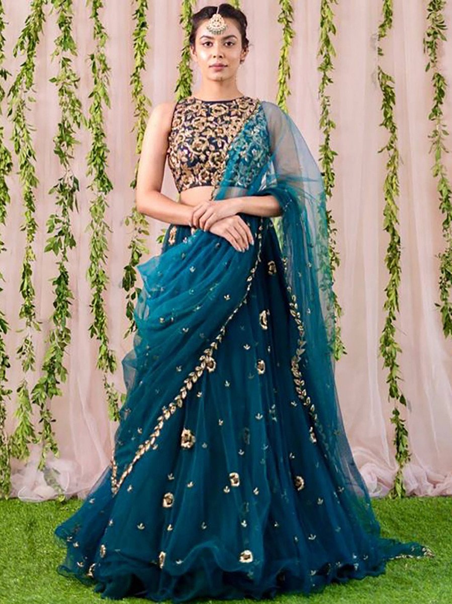 Buy Party Wear Lehenga Choli Online | Ghagra Choli | Trending Sarees - Ethnic Plus