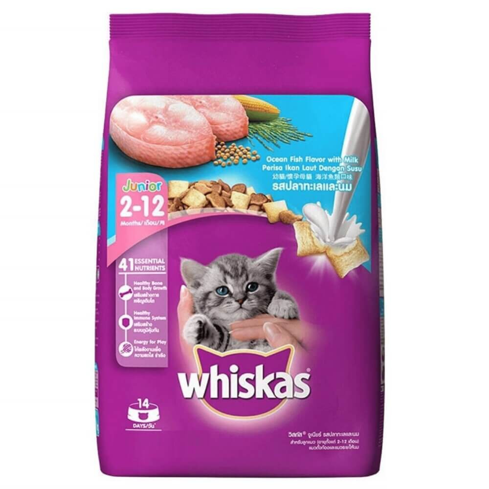 Buy Whiskas Junior Ocean Fish Dry Kitten Food (3 KG), at Best Price in India