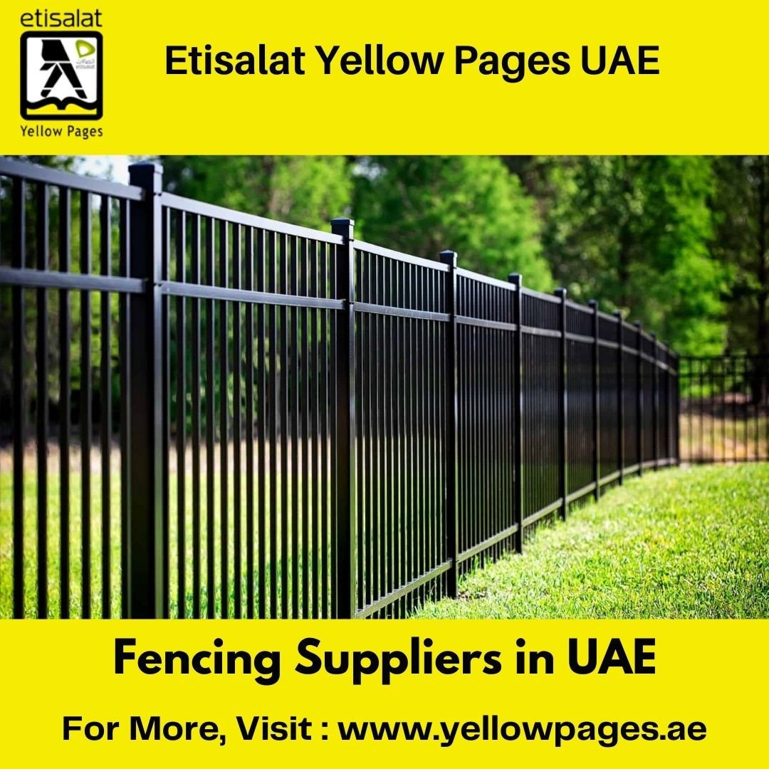 Fencing Suppliers in UAE | List of Fencing Contractors in UAE