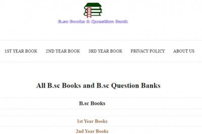 Read Online Free B.Sc Books and Question Banks