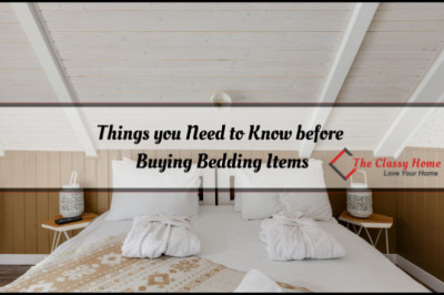 Things you Need to Know before Buying Bedding Items