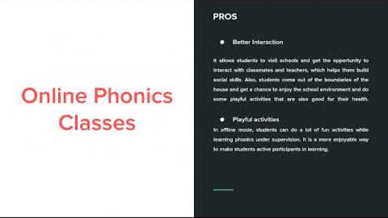 Learning Phonics Online vs Offline