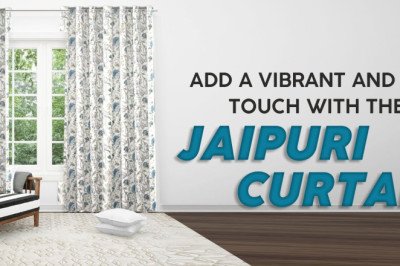 ADD A VIBRANT AND LIVELY TOUCH WITH THESE JAIPURI CURTAINS