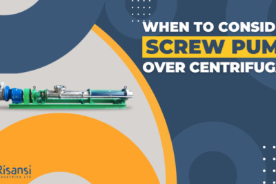 When To Consider Screw Pump Over Centrifugal
