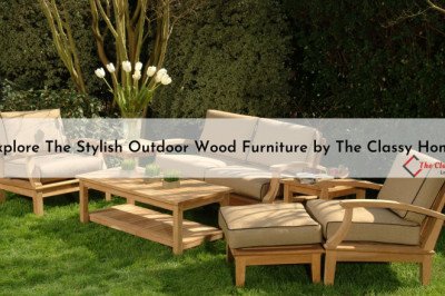 Explore The Stylish Outdoor Wood Furniture by The Classy Home