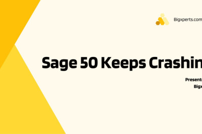 Sage 50 Keeps Crashing: Causes, Solutions, and Prevention Tips