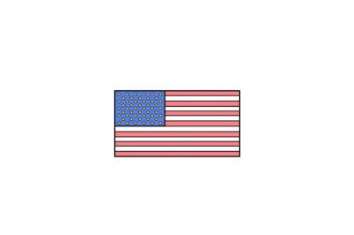 How to Draw The American Flag Easily