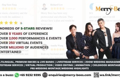 Wedding Emcee Singapore | Merry Bees